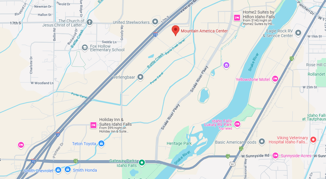 Mountain America Center_map 2